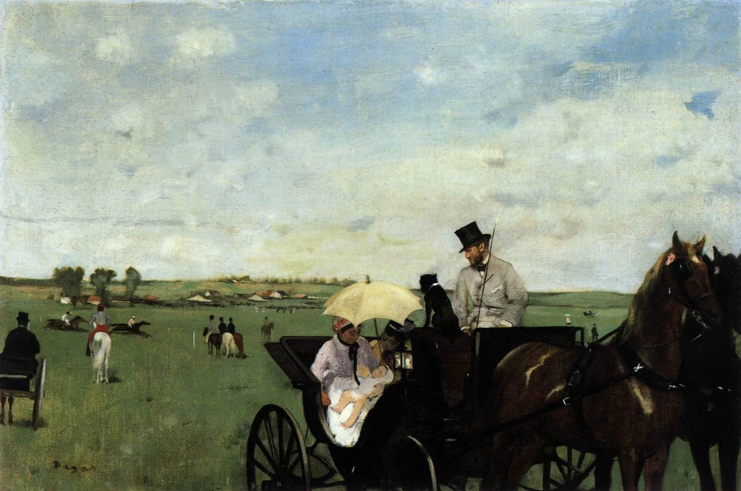 Alle Corse in Campagna - Museum of Fine Arts, Boston